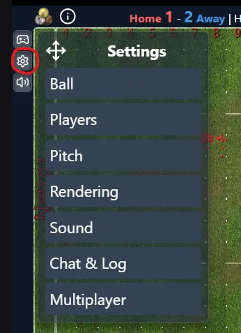 Settings example